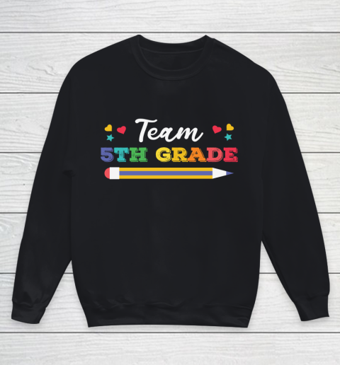 Back To School Shirt Team 5th grade 1 Youth Sweatshirt