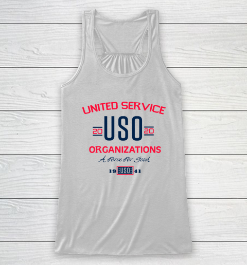 USO 2020 United Service Organizations Racerback Tank
