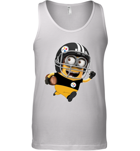 NFL Pittsburgh Steelers Whte Cotton Tank Top