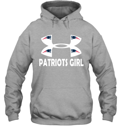 NFL New England Patriots Girl Under Armour Football Sports IrZSOr5Q6nD hoodie 23 95 151514 front sport grey