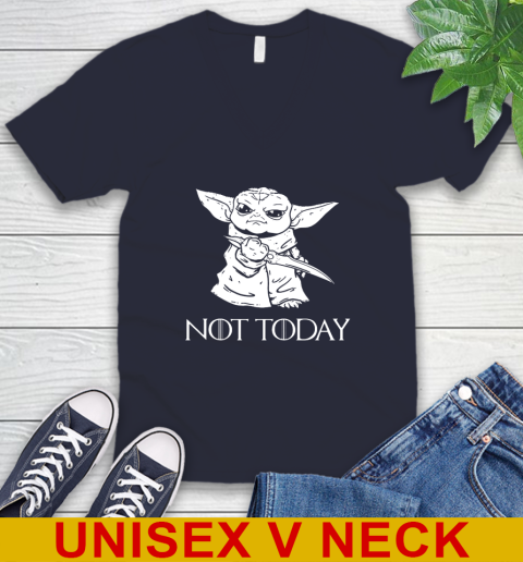 Not Today Game Of Thrones Star Wars Baby Yoda Shirt 48