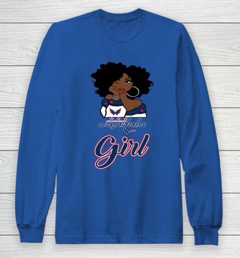 Washington Capitals Girl NHL Long Sleeve T-Shirt 9