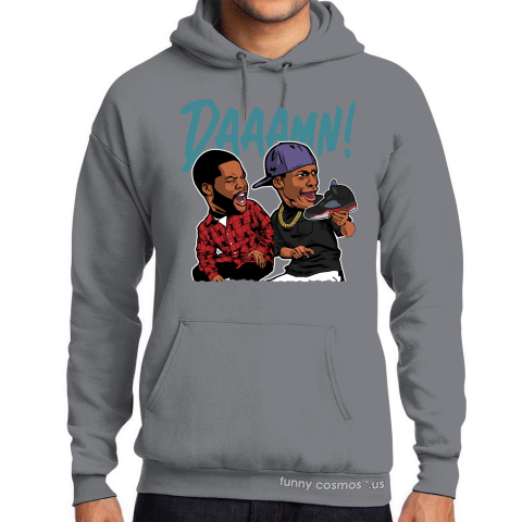 Air Jordan 5 Top 3 Matching Sneaker Shirt Damn Meme Black And Red Sneaker Black Tshirt
