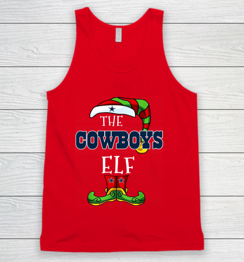 Dallas Cowboys Christmas ELF Funny NFL Tank Top 5