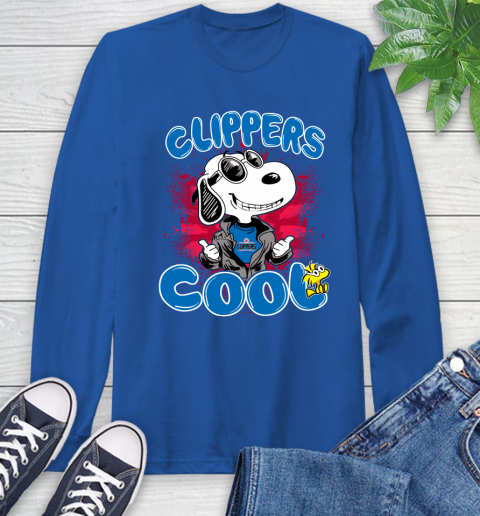 NBA Basketball LA Clippers Cool Snoopy Shirt Long Sleeve T-Shirt 11