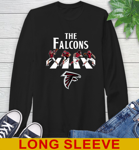 NFL Football Atlanta Falcons The Beatles Rock Band Shirt Long Sleeve T-Shirt