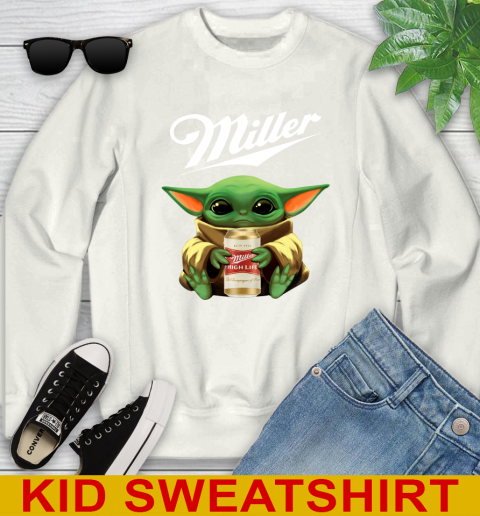 Star Wars Baby Yoda Hugs Miller High Life Beer Shirt 113