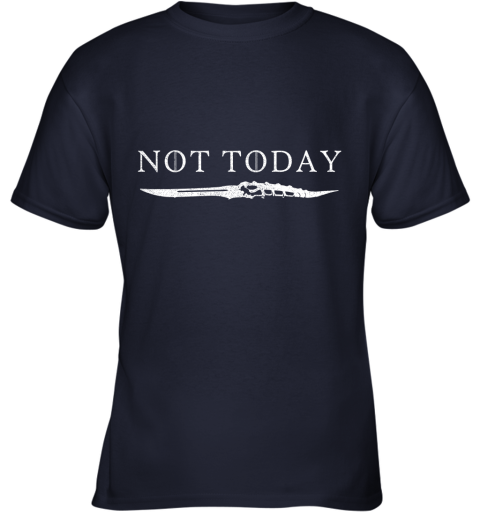 ocur not today death valyrian dagger game of thrones shirts youth t shirt 26 front navy