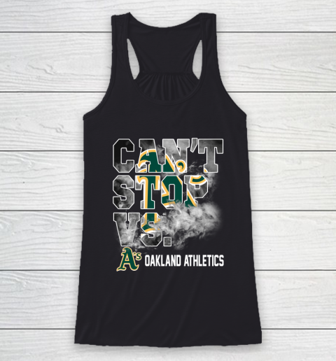 MLB Oakland Athletics Baseball Can't Stop Vs Athletics Racerback Tank