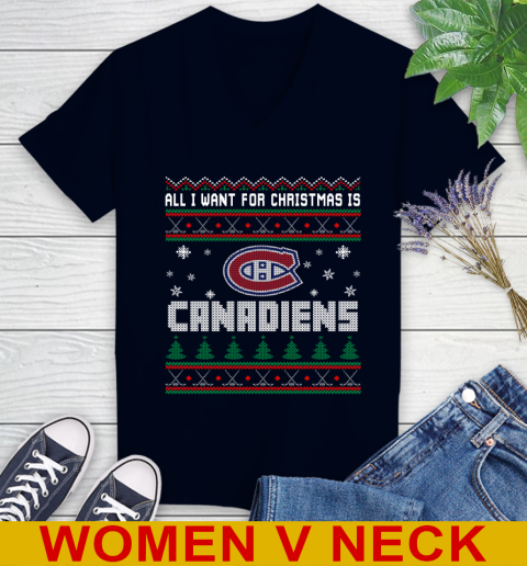 Montreal Canadiens NHL Hockey All I Want For Christmas Is My Team Sports 74