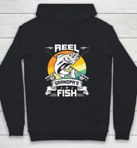 GrandFather gift shirt Reel Grandpa's Fish Funny Fly Fishing Gift T Shirt Youth Hoodie