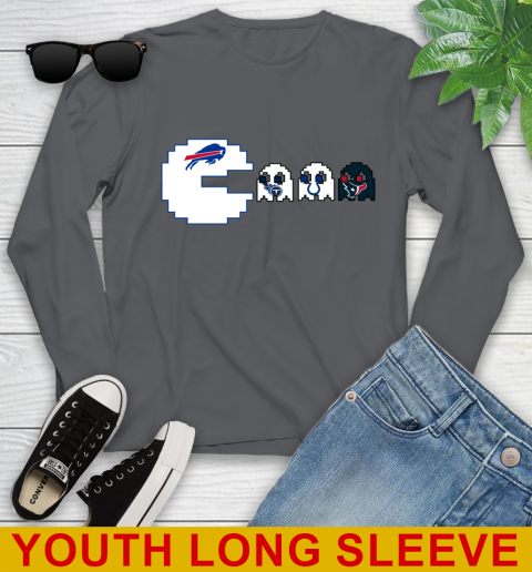 Buffalo Bills NFL Football Pac Man Champion Youth Long Sleeve 9