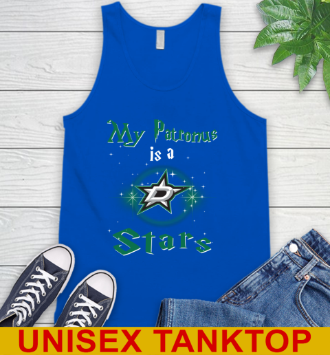 NHL Hockey Harry Potter My Patronus Is A Dallas Stars Tank Top 4