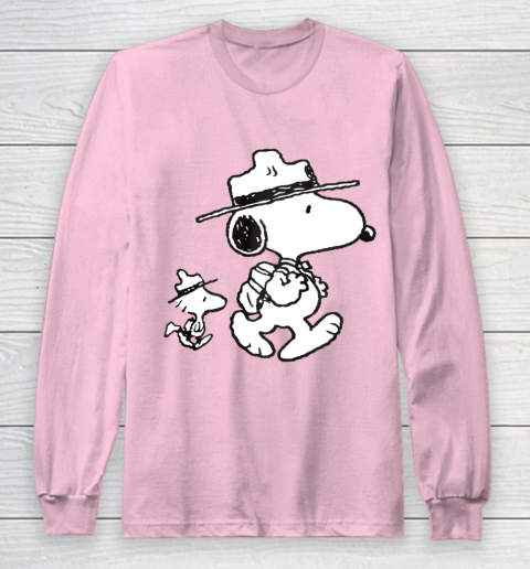 Funny Snoopy Woodstock Camping Long Sleeve T-Shirt 6