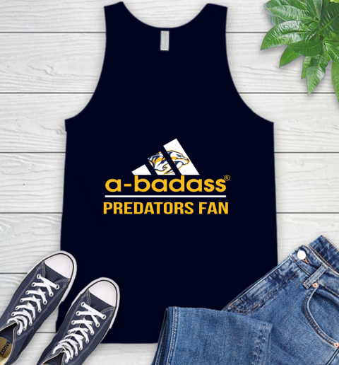 NHL A Badass Nashville Predators Fan Adidas Hockey Sports Tank Top 2