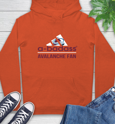 NHL A Badass Colorado Avalanche Fan Adidas Hockey Sports Hoodie - Image 5