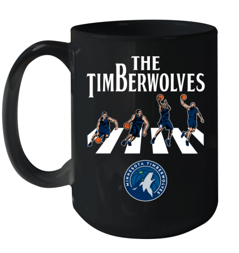 NBA Basketball Minnesota Timberwolves The Beatles Rock Band Shirt Ceramic Mug 15oz