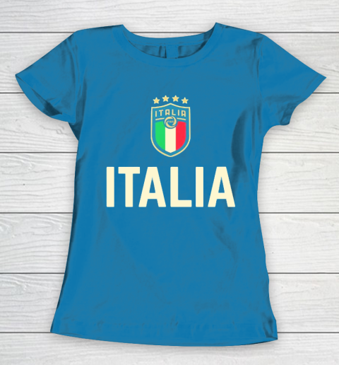 Italy Soccer Jersey 2020 2021 Euros Italia Football Team Women's T-Shirt 6