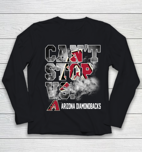 MLB Arizona Diamondbacks Baseball Can't Stop Vs Arizona Diamondbacks Youth Long Sleeve