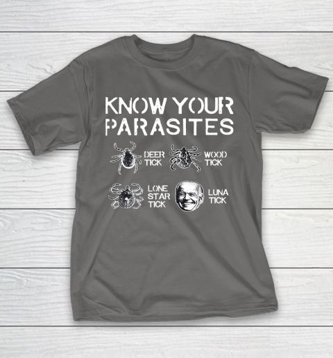 Know Your Parasites Funny Joe Biden Luna Tick T-Shirt 8