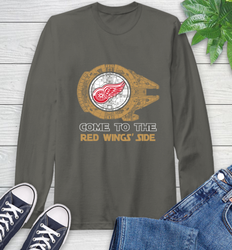 NHL Come To The Detroit Red Wings Wars Hockey Sports Long Sleeve T-Shirt 9