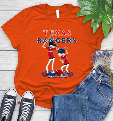 MLB Texas Rangers Rick And Morty Baseball 94