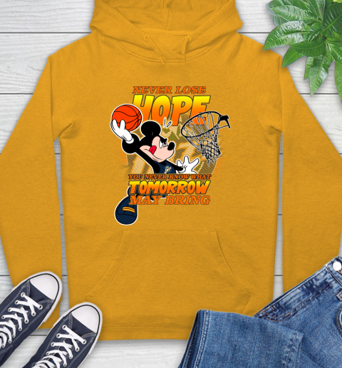 Utah Jazz NBA Basketball Mickey Disney Never Lose Hope Hoodie 2