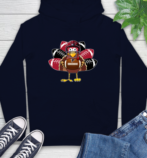 Atlanta Falcons Turkey Thanksgiving Day Hoodie 4