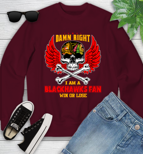 Blackhawks skull hoodie new arrivals