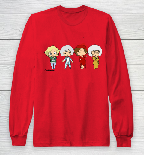 The Golden Girls  Chibis Long Sleeve T-Shirt 7