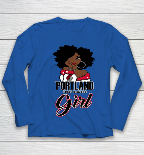 Portland Trail Blazers Girl NBA Youth Long Sleeve 9