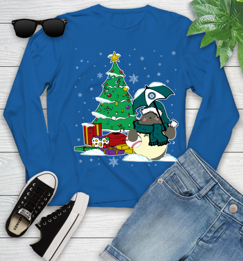 St.Louis Cardinals MLB Baseball Cute Tonari No Totoro Christmas Sports (2) Youth Long Sleeve 10