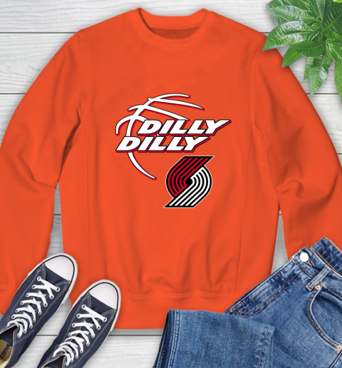 NBA Portland Trail Blazers Dilly Dilly Basketball Sports Sweatshirt 4