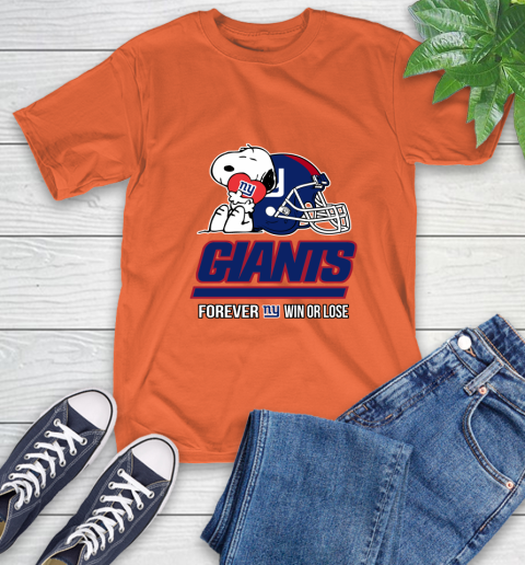 NFL The Peanuts Movie Snoopy Forever Win Or Lose Football New York Giants 5