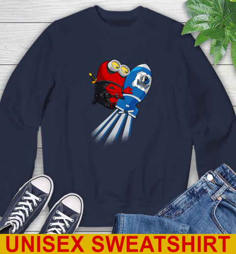 NBA Basketball Dallas Mavericks Deadpool Minion Marvel Shirt Sweatshirt 2