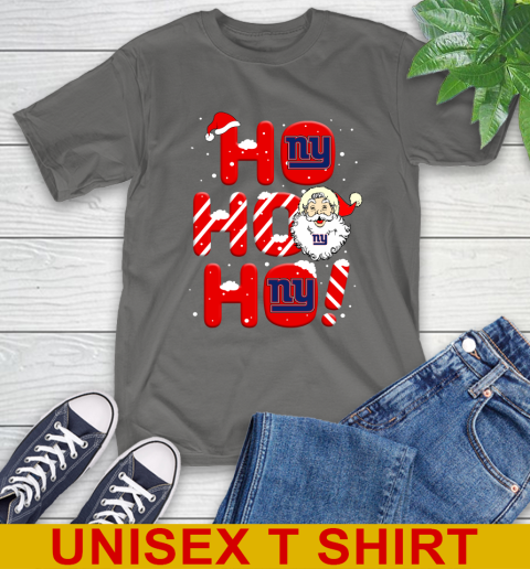 New York Giants NFL Football Ho Ho Ho Santa Claus Merry Christmas Shirt T-Shirt 10