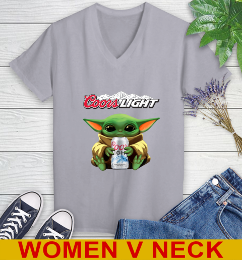Star Wars Baby Yoda Hugs Coors Beer Shirt 81