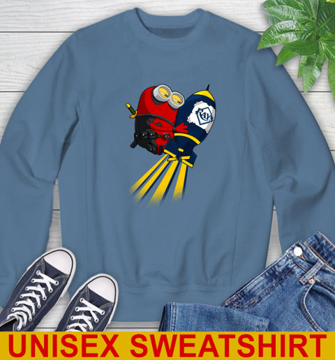 MLB Baseball Tampa Bay Rays Deadpool Minion Marvel Shirt Sweatshirt 10