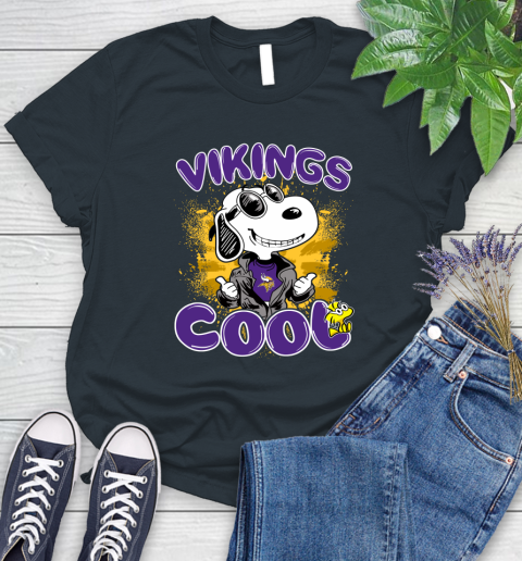 NFL Football Minnesota Vikings Cool Snoopy Shirt Women's T-Shirt 6