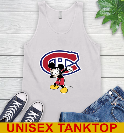 Montreal Canadiens NHL Hockey Dabbing Mickey Disney Sports Tank Top