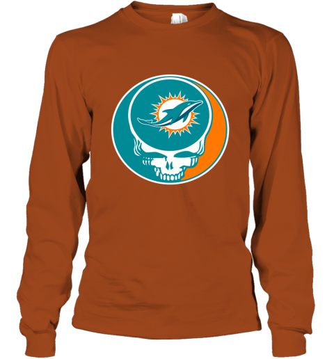 Miami Dolphins / Grateful Dead Custom Printed T-Shirt