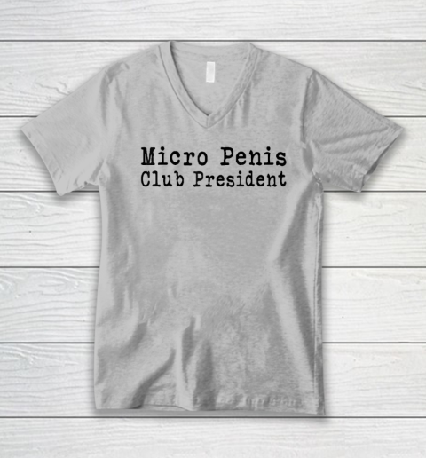 Micro Penis Club President V-Neck T-Shirt 2