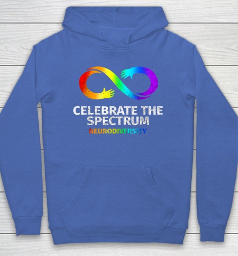 Neurodiversity Celebrate Spectrum Infinity Autism Awareness Hoodie 6