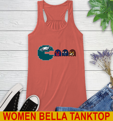 Philadelphia Eagles NFL Football Pac Man Champion Racerback Tank 4