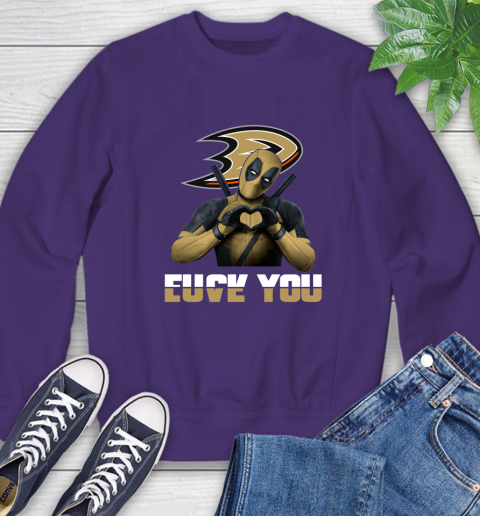 NHL Deadpool Love You Fuck You Hockey Sports Sweatshirt 4