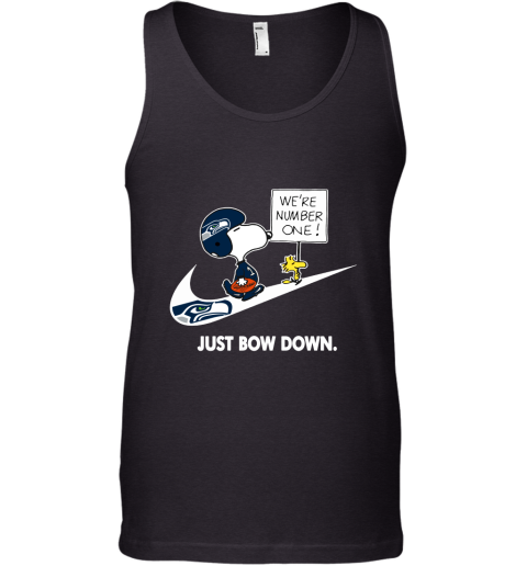 Seattle Seahawks Are Number One – Just Bow Down Snoopy Tank Top