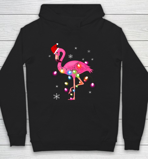 Pink Flamingo Christmas Hoodie