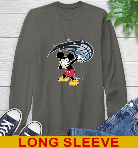 Orlando Magic NBA Basketball Dabbing Mickey Disney Sports Long Sleeve T-Shirt 8