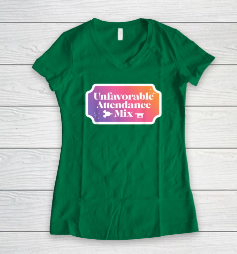 Unfavorable Attendance Mix Women's V-Neck T-Shirt - Image 4