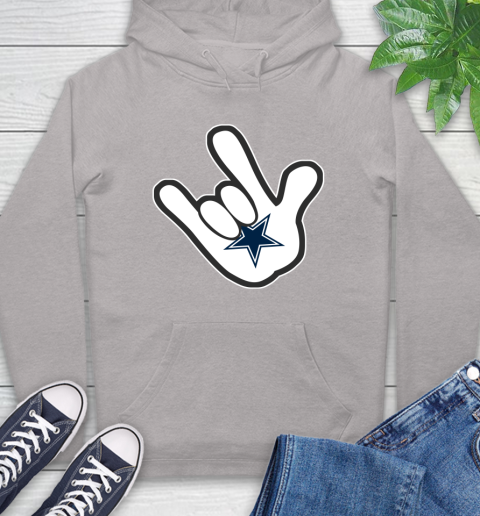 Dallas Cowboys NFL Football Mickey Rock Hand Disney Hoodie 12
